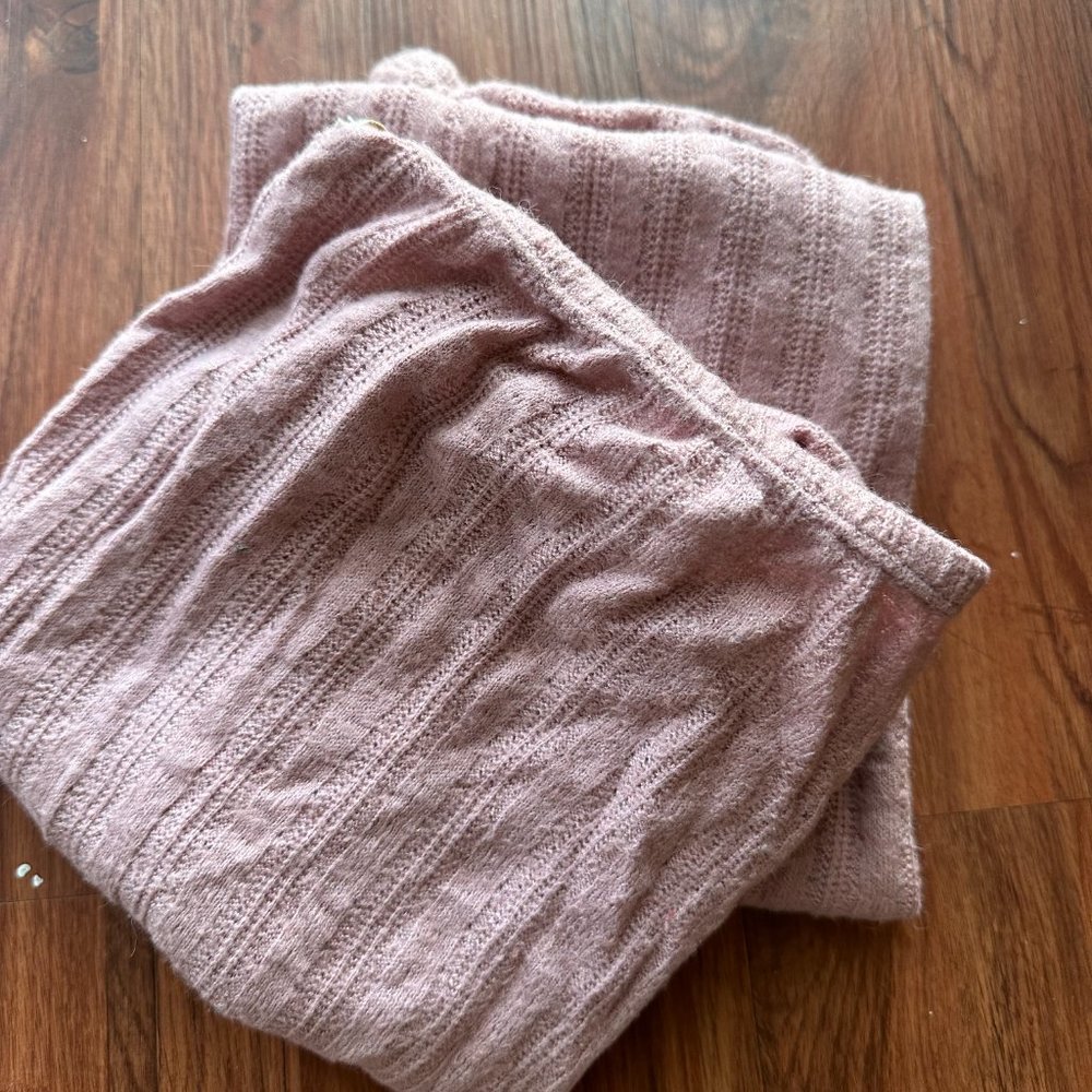 Rubiawear Medium Full Length "Juliet" blush pink legwarmers